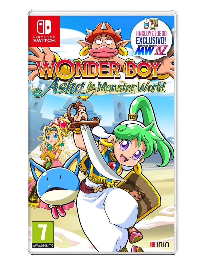 JustForGames Boy Asha in Monster World – Schalter, 18WONWO2