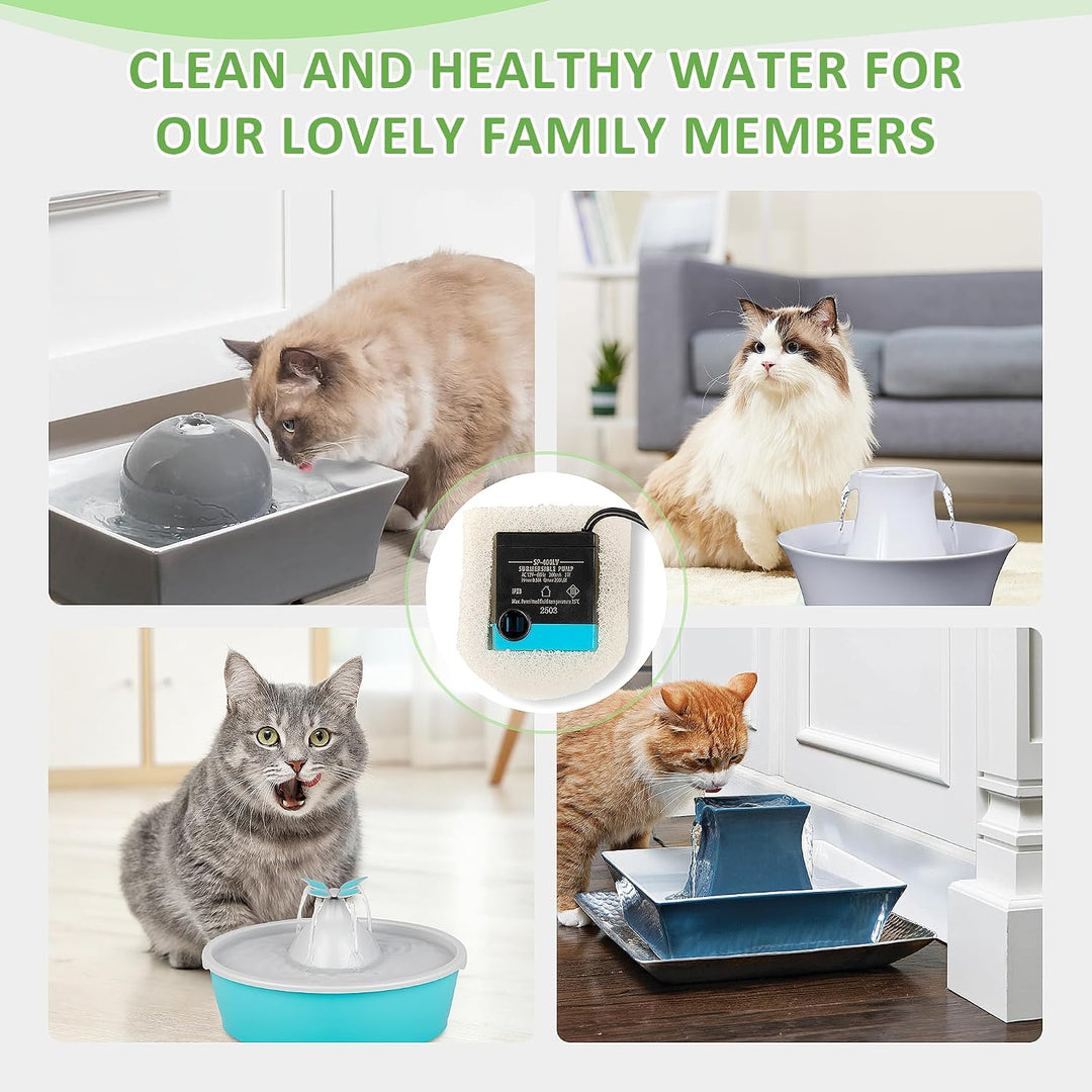 Ersatzfilter für PetSafe Katzenbrunnen 6 Ersatzkohlefilter + 6 Schaumfilter 6 Ersatzfilter+6 Schaumf