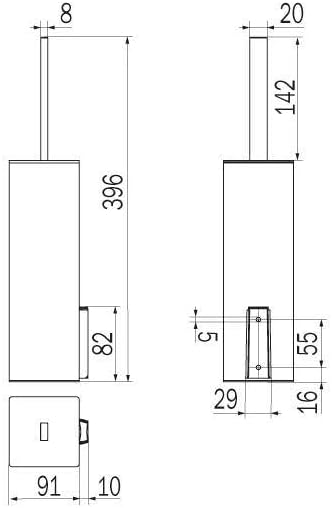 Inda av114acr Mito Garnitur, Silber Single, Single