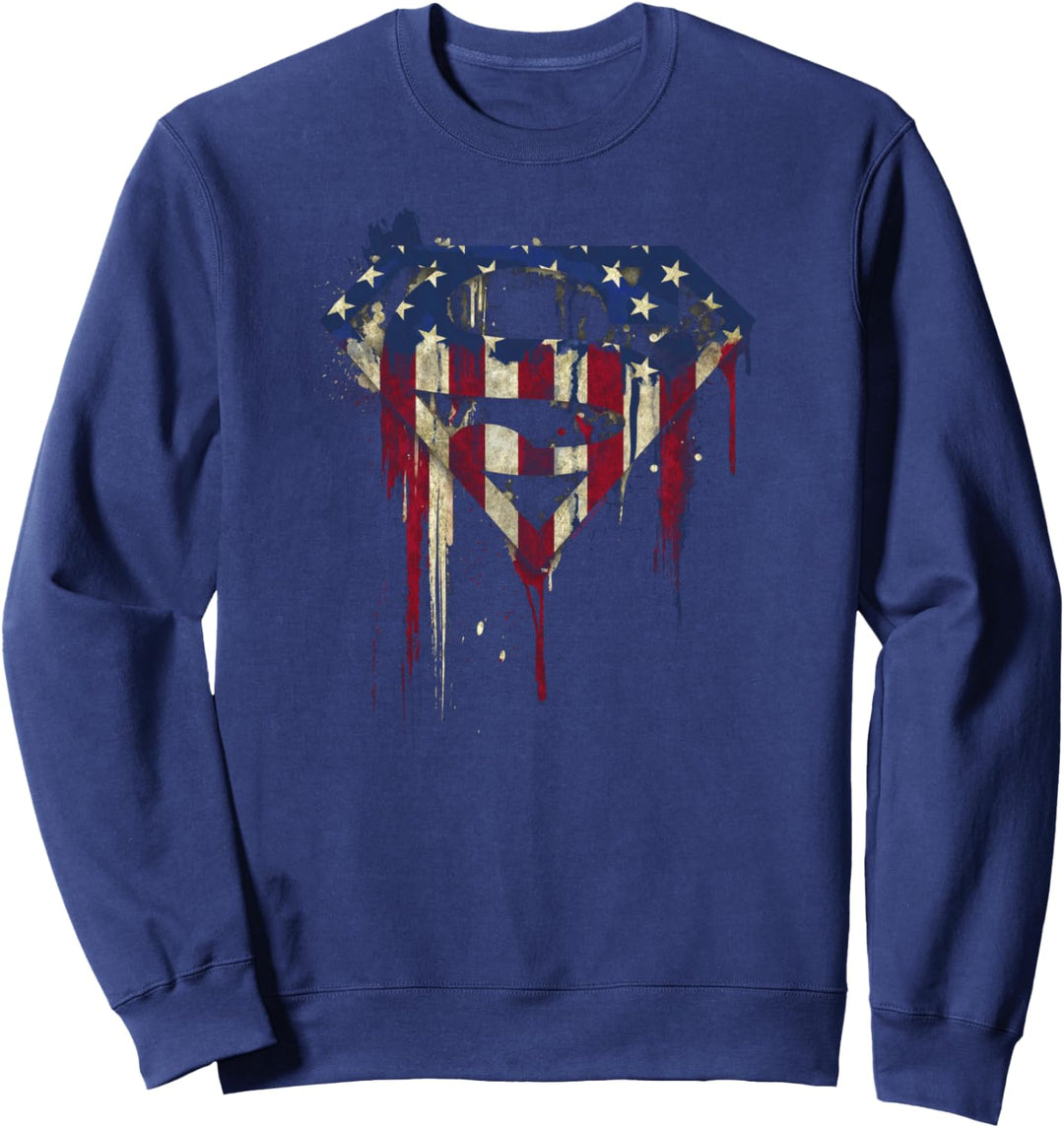 Superman Bleeding Shield Sweatshirt