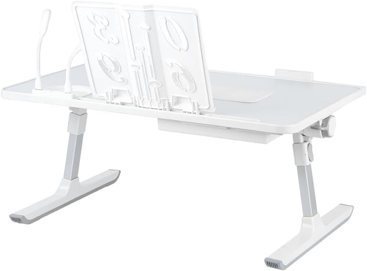 Lapdesk Betttisch, 5 verstellbare Winkel, faltbar, für Sofa, Studium, Lesen und Schreiben, für Lapto