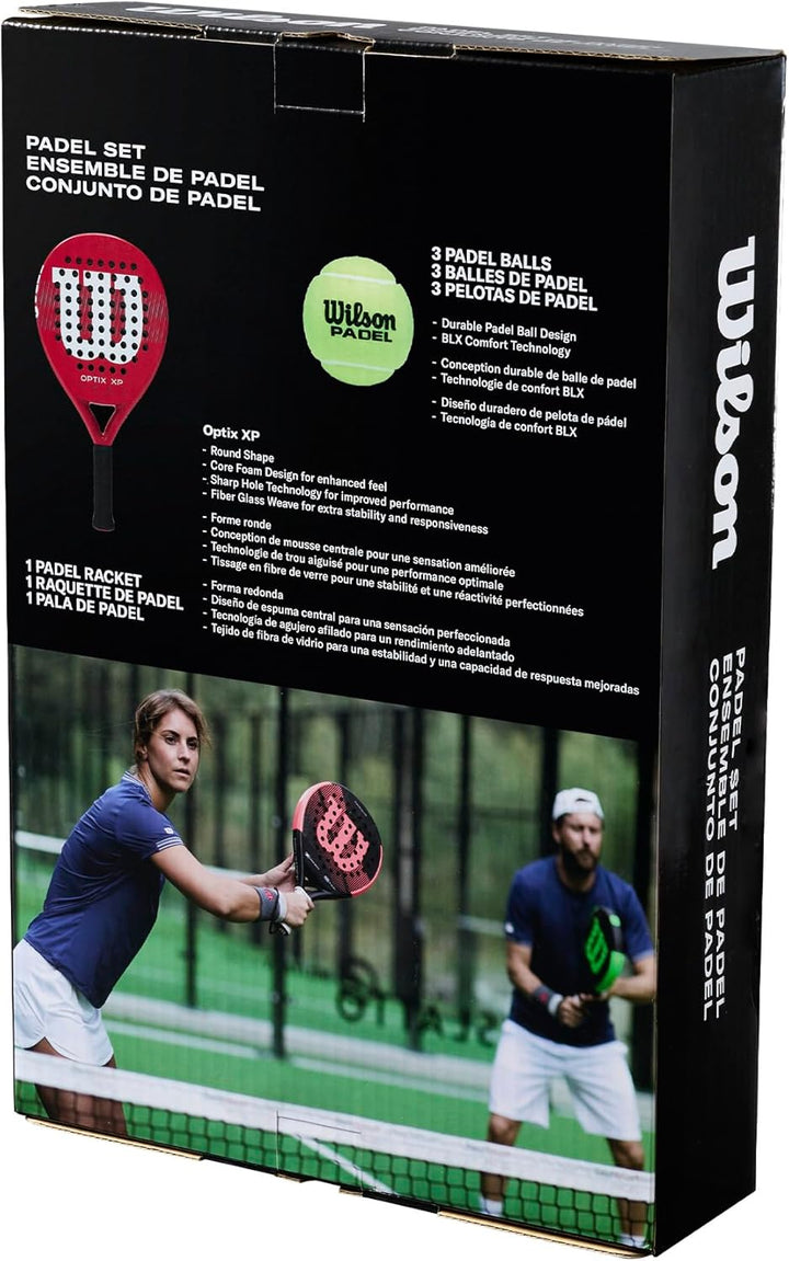 Wilson OPTIX XP Padel KIT RED