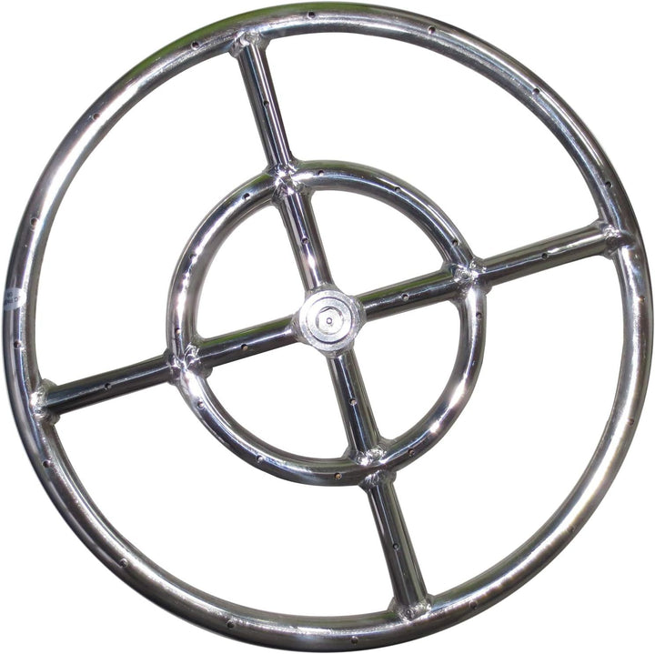 Meter Star 304 Edelstahl Propangas-Feuerstelle Ringbrenner