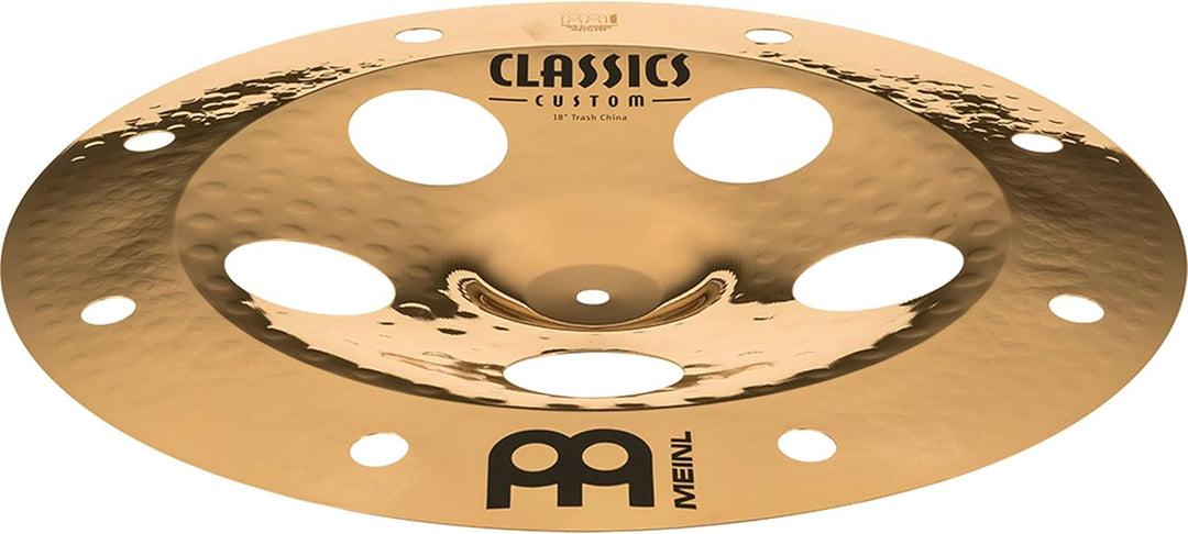 Meinl Cymbals Classics Custom Brilliant Trash China 18 Zoll (Video) Schlagzeug Becken (45,72cm) B12
