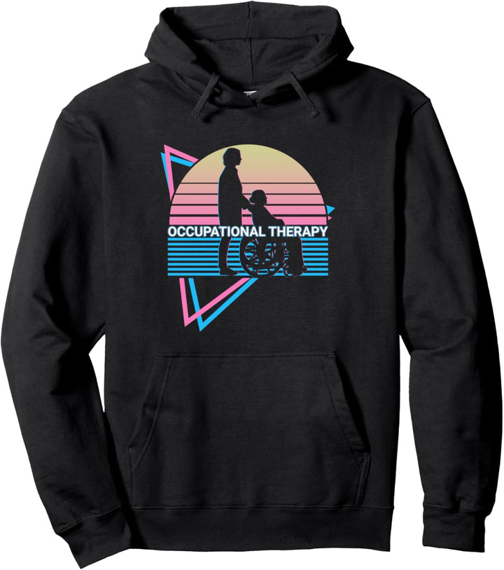 Ergotherapie Retro Pullover Hoodie