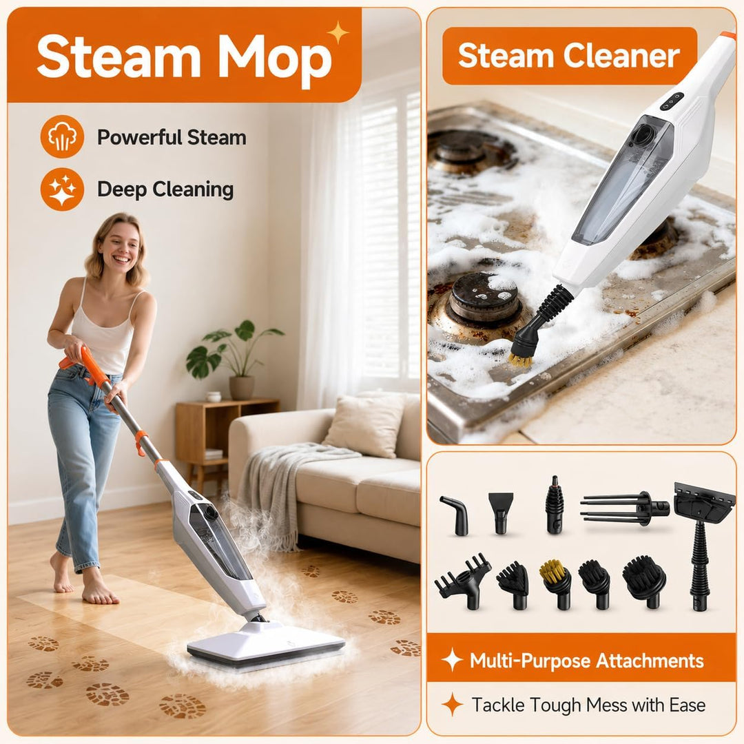 SENMO Dampfreiniger mit abnehmbarem dampfreiniger handgerät