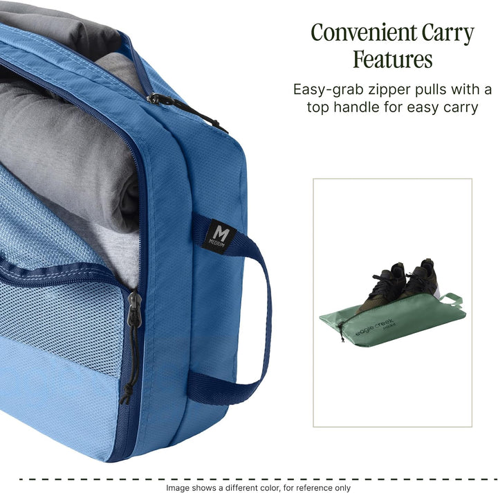 Eagle Creek Pack-It Essentials Set I 3-teilig für Kofferorganisation I Shoe Sac, Clean/Dirty Packwür