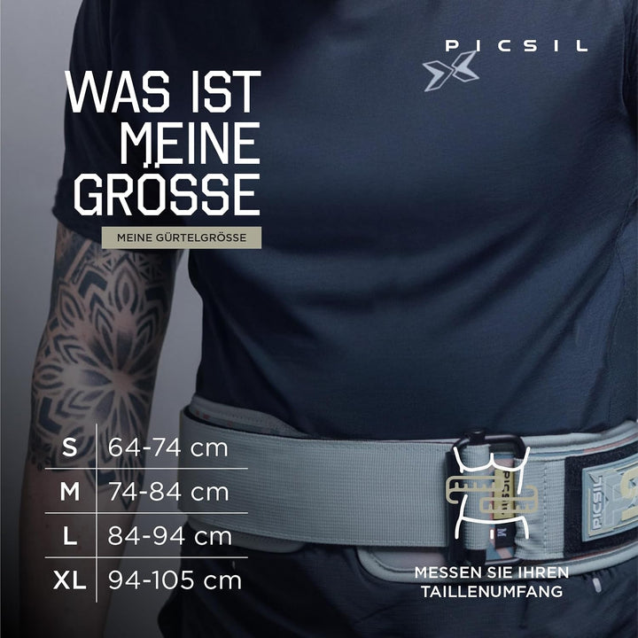 PICSIL - Lendenwirbelgurt Lockpro aus Neopren, Flexibler Support für Cross Training, Functional &amp; Po