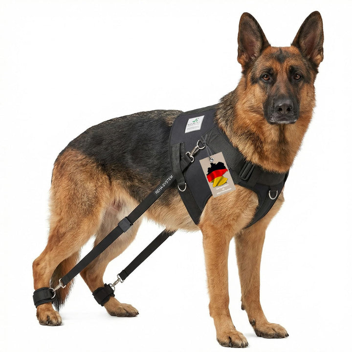 Nature Pet FlexiPander Brustgeschirr/Trainingsgeschirr/Rehageschirr für Hunde mit Problemen an der H