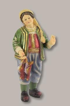 Unbekannt Krippenfiguren Abweisender Wirt geeignet für 10cm Figuren