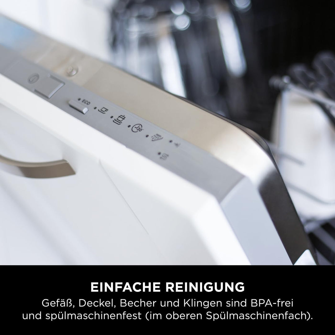 Ninja 2-in-1 Detect Power Mixer Pro &amp; Single Serve, 1200W Mixer mit Krug, &amp; 2x Single Serve Tassen,