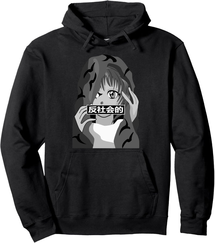 Manga Girl Mädchen Anime Pullover Hoodie