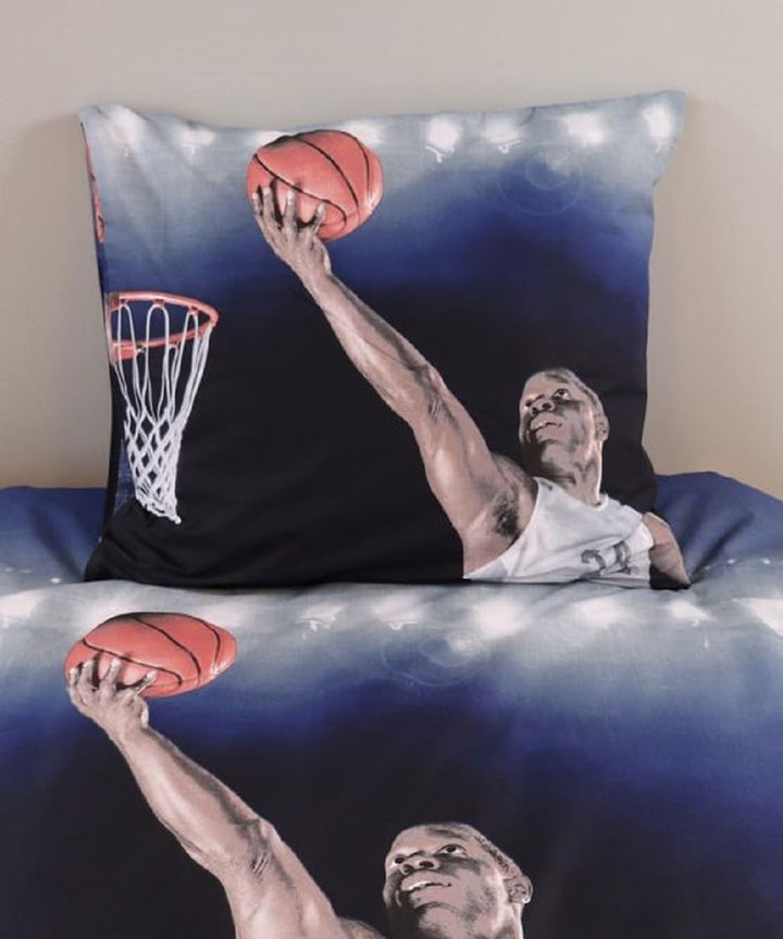 BrandMac Bettwäsche Set Basketball 135 x 200 cm Baumwolle