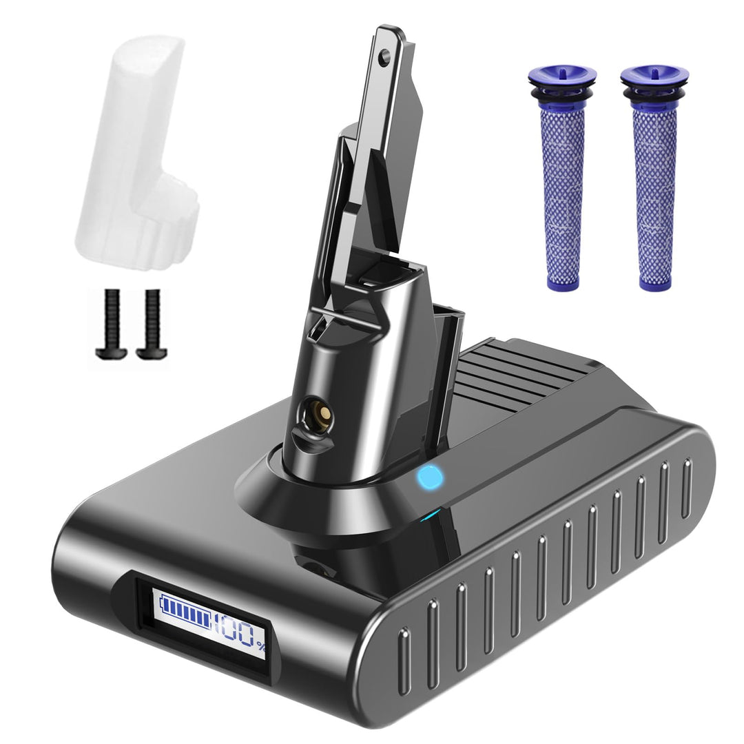 V7 Akku 8000mAh Ersatzakku für Dyson V7 SV11 Kompatibel mit Dyson SV11 Animal Tigger Motorhead Absol