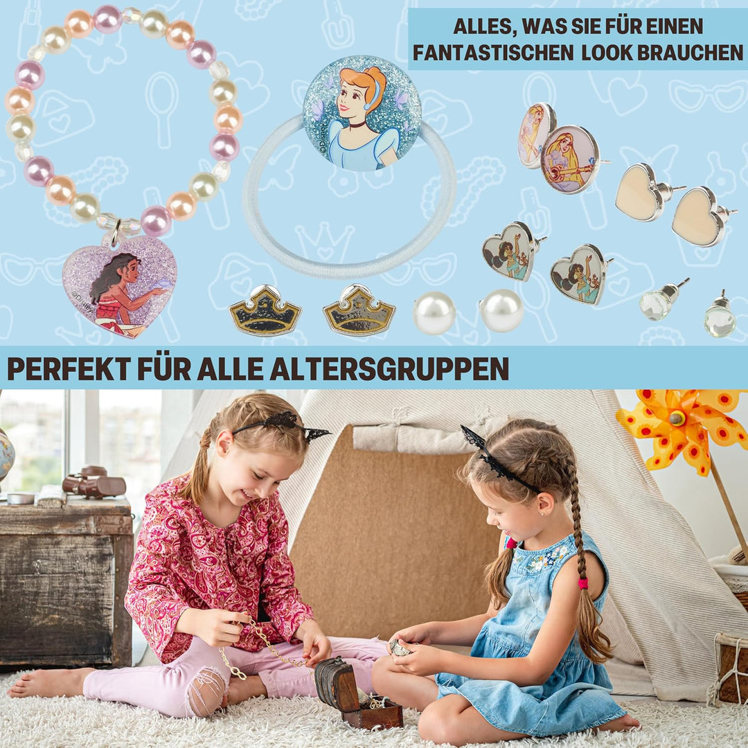 Get Trend Disney Prinzessinnen Adventskalender 2025 Mädchen, Haarschmuck &amp; Schmuck, Weihnachts Count