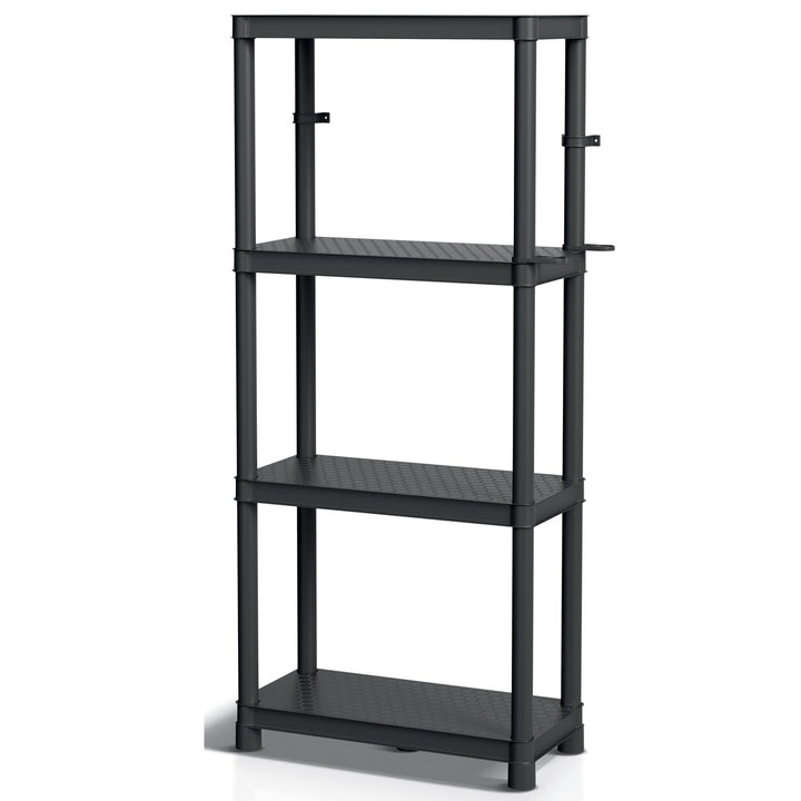 Kistenberg Werkstattregal 58 x 28 x 131,5 cm bis 185 kg belastbar, 4 Ablageböden Steckregal Schwerla