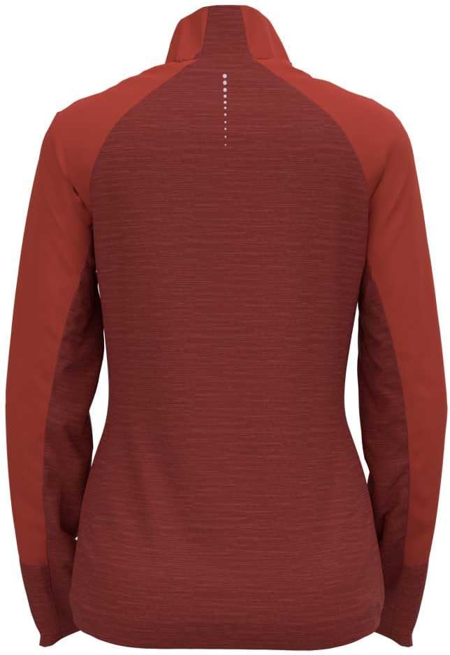 Odlo Damen Run Easy Warm Hybrid Jacke Isolationsjacke S cinnabar - spiced apple, S cinnabar - spiced