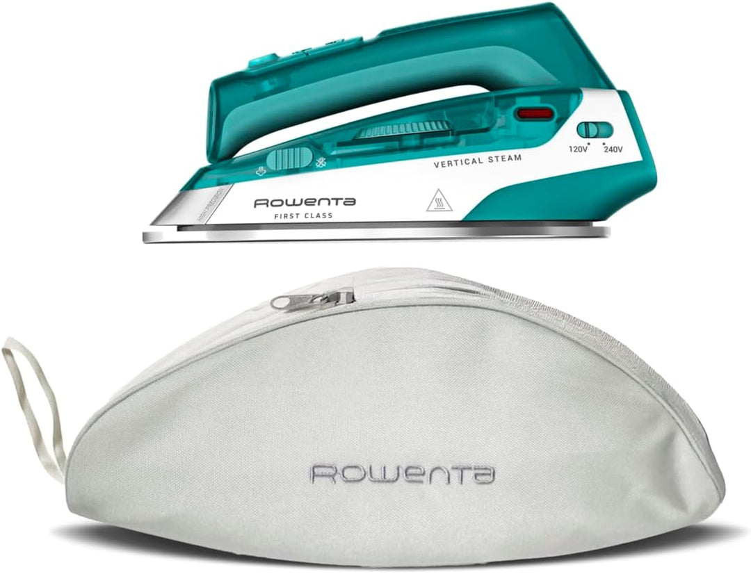 Rowenta First Class Reise-Dampfbügeleisen, klappbares Reiseformat, 45 g/Min. extra Dampfstoss, kompa