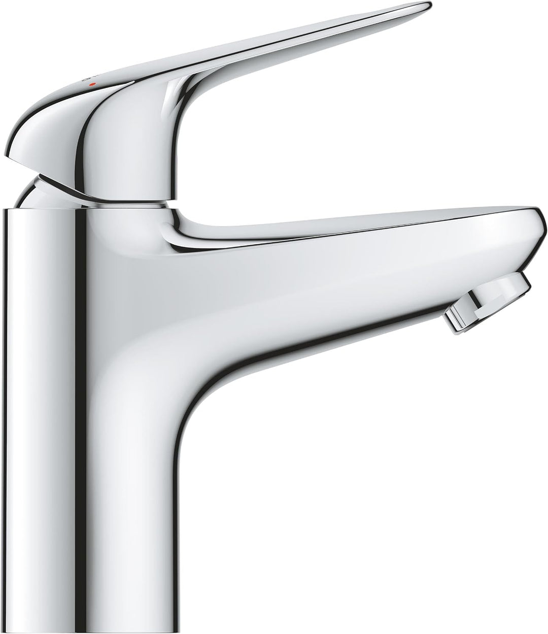 GROHE Swift - Waschtischarmatur (wassersparend, ~16cm hoch, Mittelstellung kalt, inkl. Montagewerkze