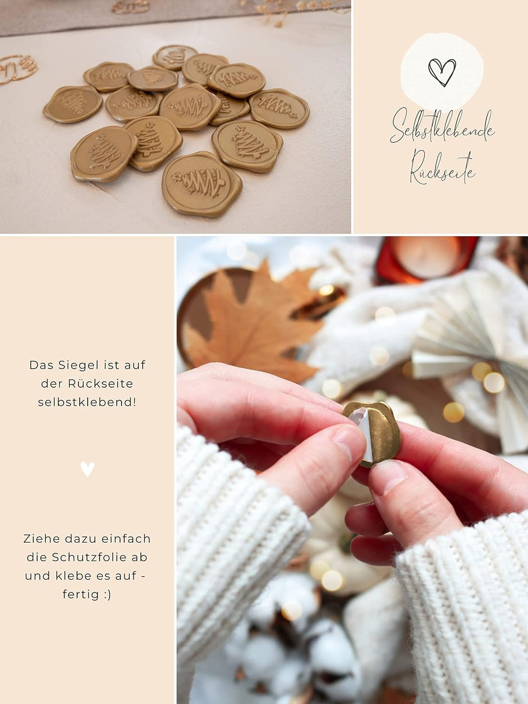 10 Premium Briefumschläge Weihnachten - Weihnachtskuvert heissfolienveredelt mit Goldakzenten und Wa