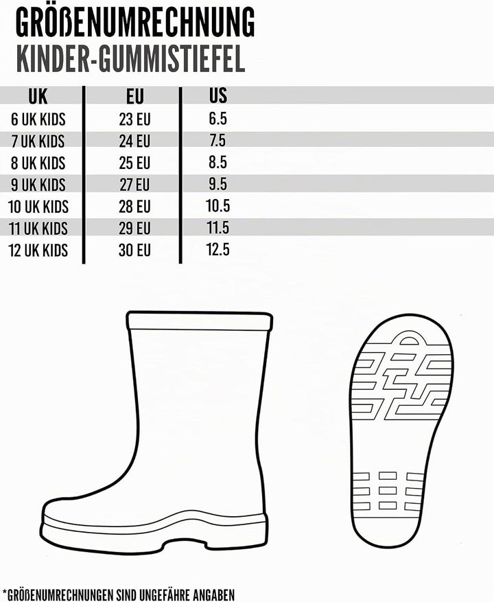 Paw Patrol Gummistiefel Jungen Kinder Kleinkinder | Chase Rescue Welpen Polizei Cop Gummistiefel | B