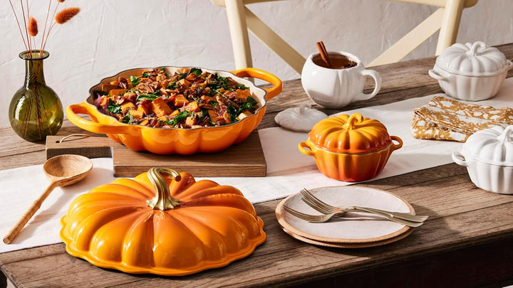 Le Creuset Emailliertes Gusseisen, Kürbis-Schmorpf, 2,75 qt, Lakritz Lakritze, Lakritze
