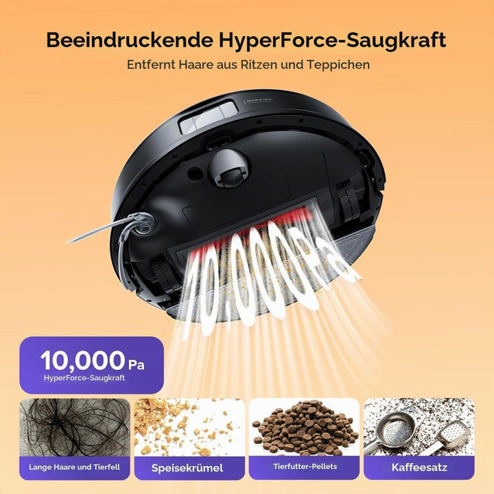 roborock Q10 VF Saugroboter und Wischroboter, 10000Pa, Auto-Lifting Mop Q10 VF（S8 Upgraded version）