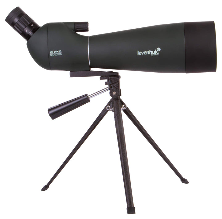 Levenhuk Blaze Base 80 Tragbares Spektiv mit BK-7-Glasoptik, Metall-Tischstativ und Tasche zur Beoba