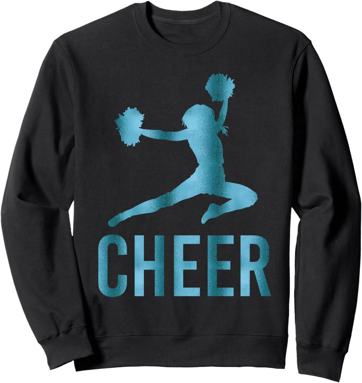 Cheer Teal Cheerleading Sweatshirt