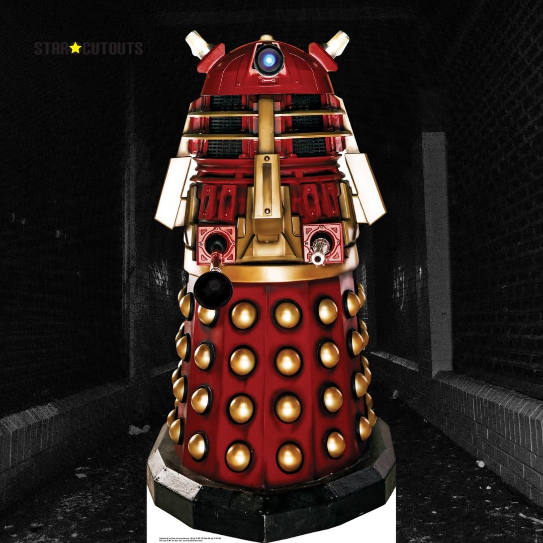 STAR CUTOUTS SC126 Pappaufsteller von Supreme Dalek (rot) Doctor Who, Mehrfarbig Roter Dalek, Roter