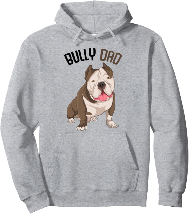 American Bully Dad Hunde Papa Männer Pullover Hoodie