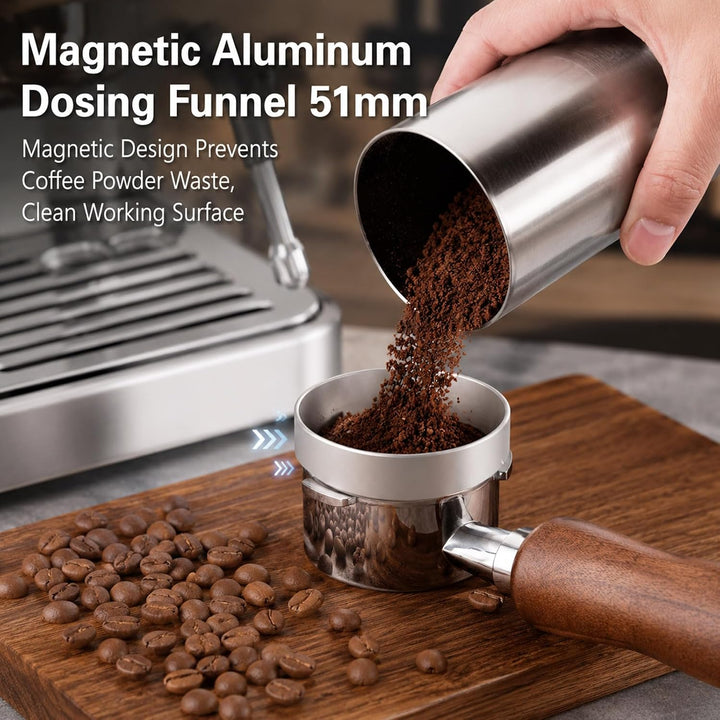 51mm Siebträger WDT Tool Aufgerüstet Espresso Nadel mit 8 Feinen Nadeln