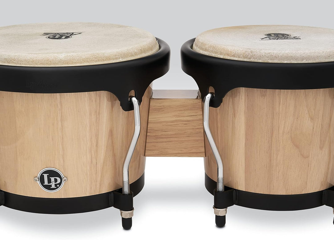 LP Latin Percussion LP810502 Aspire Wood Bongo Natural, Natural