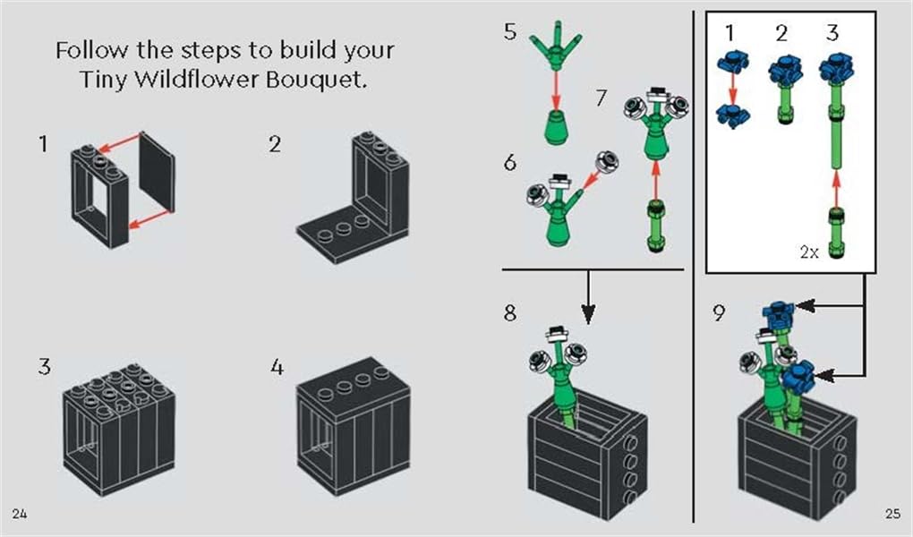 LEGO® Botanicals™: Tiny Wildflower Bouquet, Gebundenes Buch