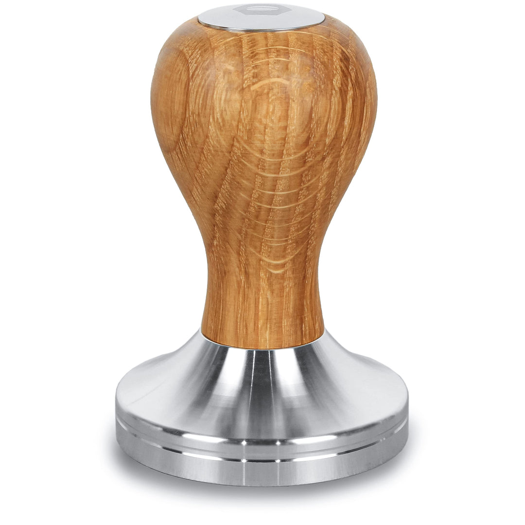 Clara Coffee Tamper aus hochwertiger Eiche | Stampfer in 53mm für Espresso in Barista Qualität | Esp