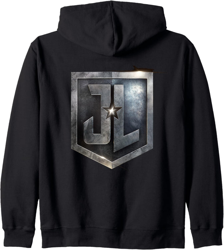 DC Justice League-Logo metallisch Kapuzenjacke