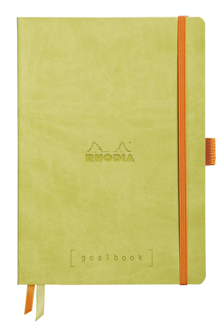 Rhodia 117575C Notizheft Goalbook (DIN A5, 14.8 x 21 cm, Dot, praktisch und trendige, mit weichem De