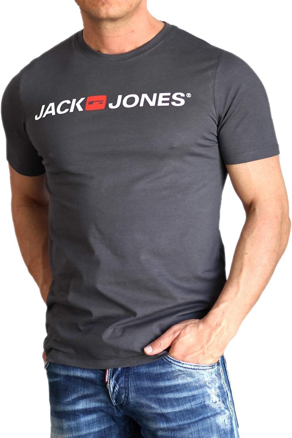 JACK &amp; JONES Herren 3er-Set T-Shirts aus Baumwolle S Slim-fit Mix-52, S Slim-fit Mix-52