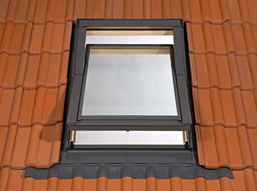 Balio Dachfenster Holz mit Universal - Eindeckrahmen 114x112 VKR-Konzern wie Velux und Rooflite 114