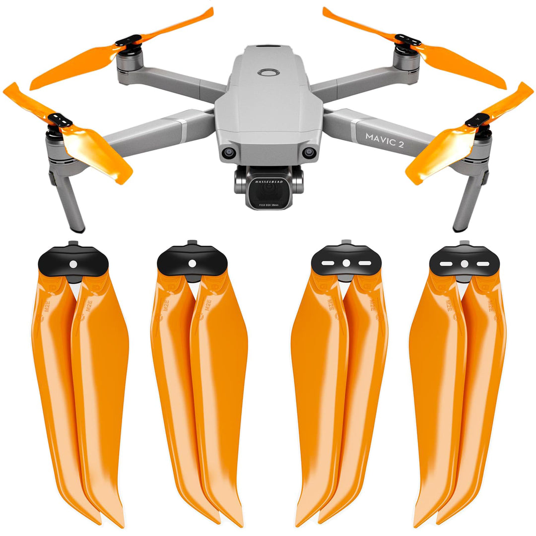 Mas Stealth Propellers kompatibel mit DJI Mavic 2 - Orange 4