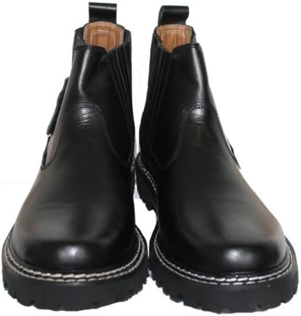 German Wear Motorradstiefel Chopper Western Reiter Motorradschuhe Stiefel Echtleder, Schuhgrösse:47