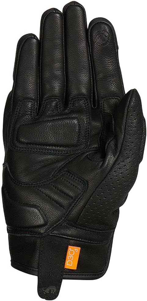 Furygan LR Jet D3O Vented Perforierte Motorradhandschuhe (Black,XL)