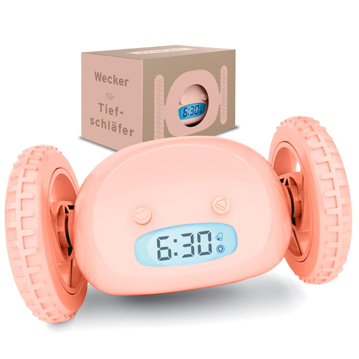 CLOCKY Lauter Wecker für schwere Schläfer auf Rädern (Erwachsene Kinder) Weglaufen, Fahrender, Sprin