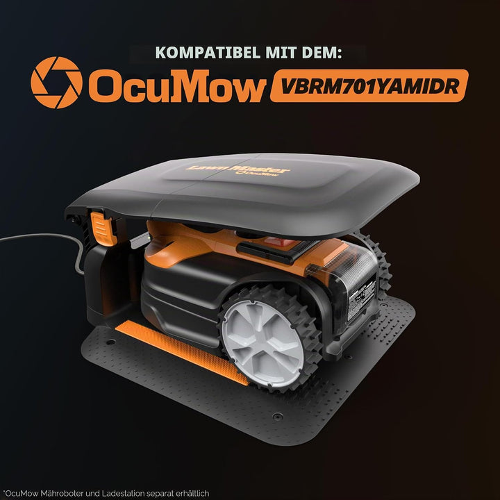LawnMaster OcuMow Mähroboter Ladestation Garage Unterstand - 952642, Modern