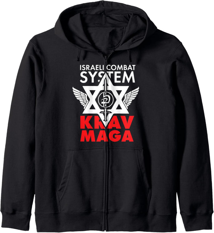 Krav Maga Israeli Combat System Kapuzenjacke
