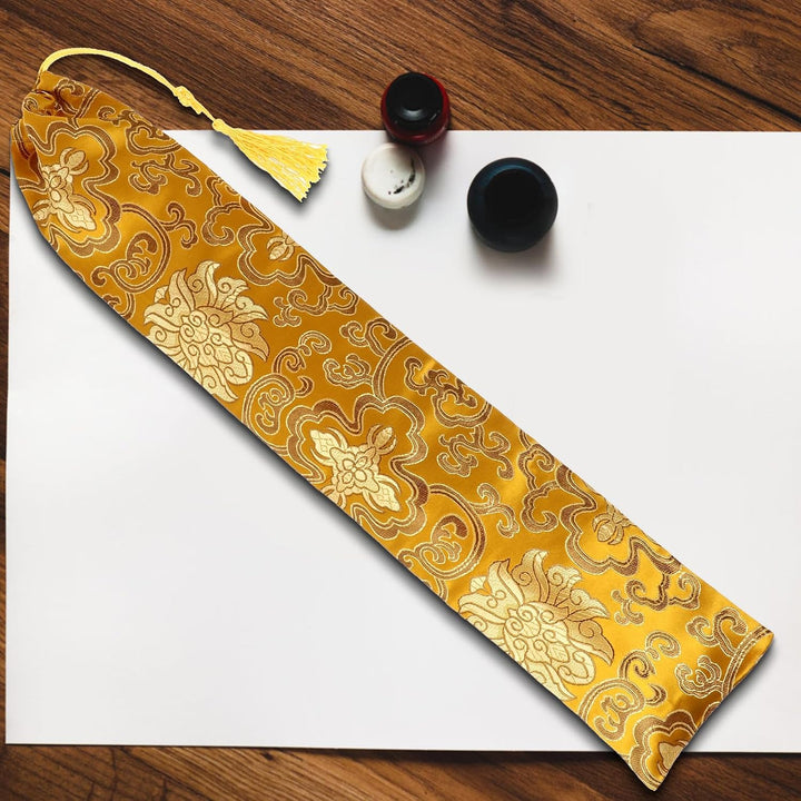 Cabilock Polyester Aufbewahrungstaschen für Malrollen 50cm Kalligraphie Rollentasche Staubschutz 2 S