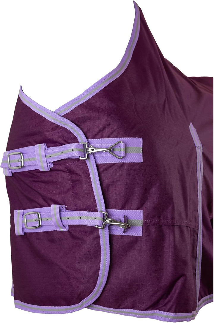 RL24 - Weidedecke Basicline 600D Lila 85 cm (50g) Lila 85cm (50g/m² Füllung), Lila 85cm (50g/m² Füll