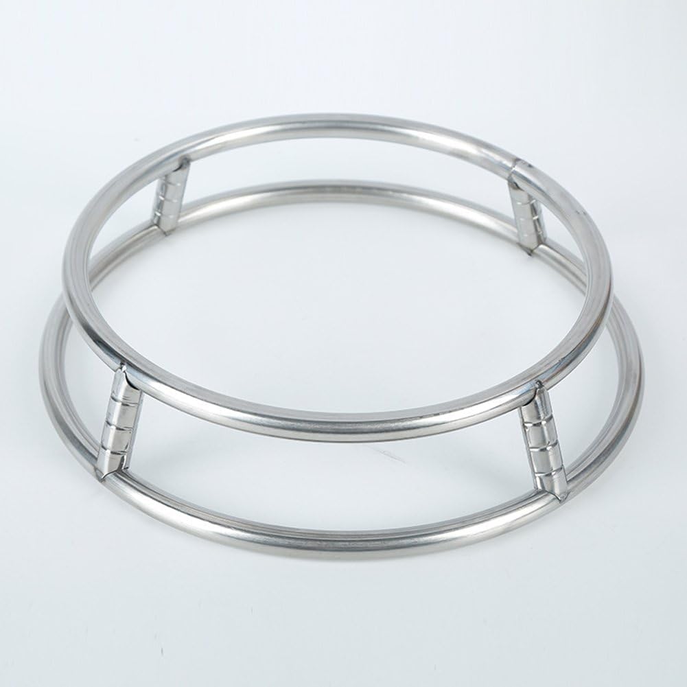 Edelstahl Wok Rack Wok Stehen Runde Regal Kochgeschirr Ring Für Topf Gas Herd Braten Pan
