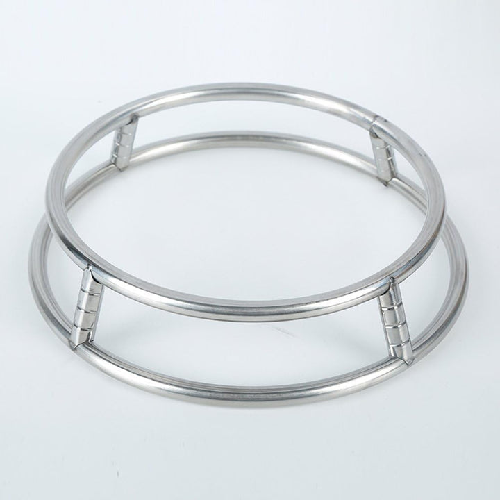 Edelstahl Wok Rack Wok Stehen Runde Regal Kochgeschirr Ring Für Topf Gas Herd Braten Pan