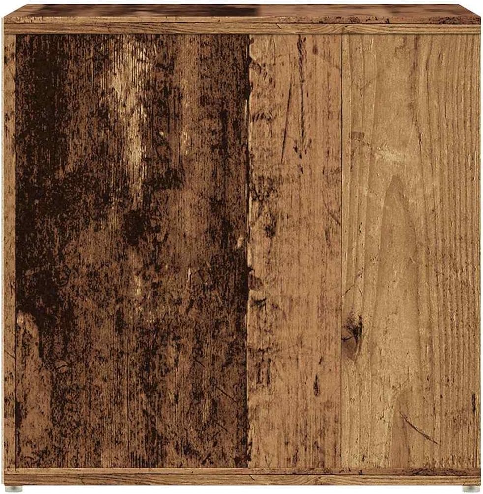 vidaXL Schubladenbox Altholz 40,5x40x40 cm Holzwerkstoff, Altholz